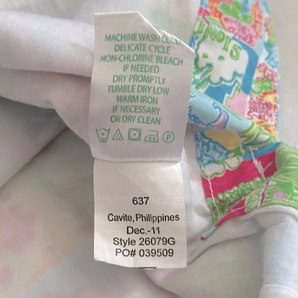 Lilly Pulitzer | State Of Mind USA Patchwork Print Classic Shift Dress (10) - Picture 10 of 16